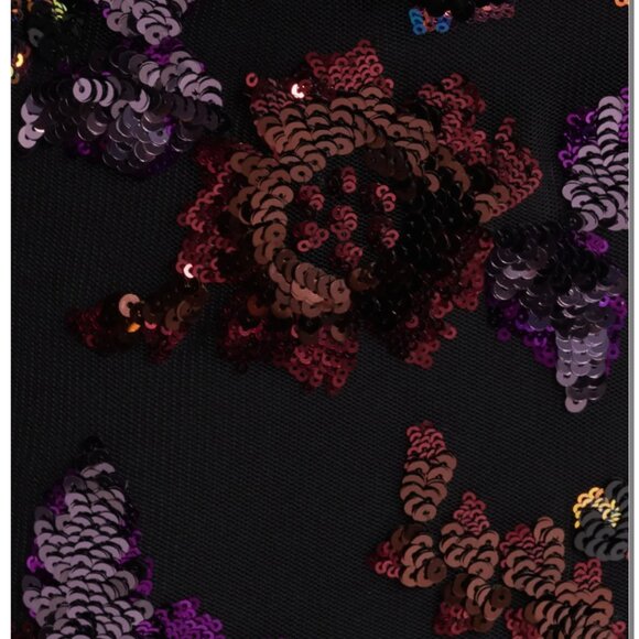 Eliza J Sequin Satin Bow Mermaid Gown, size 6 - Picture 5 of 8